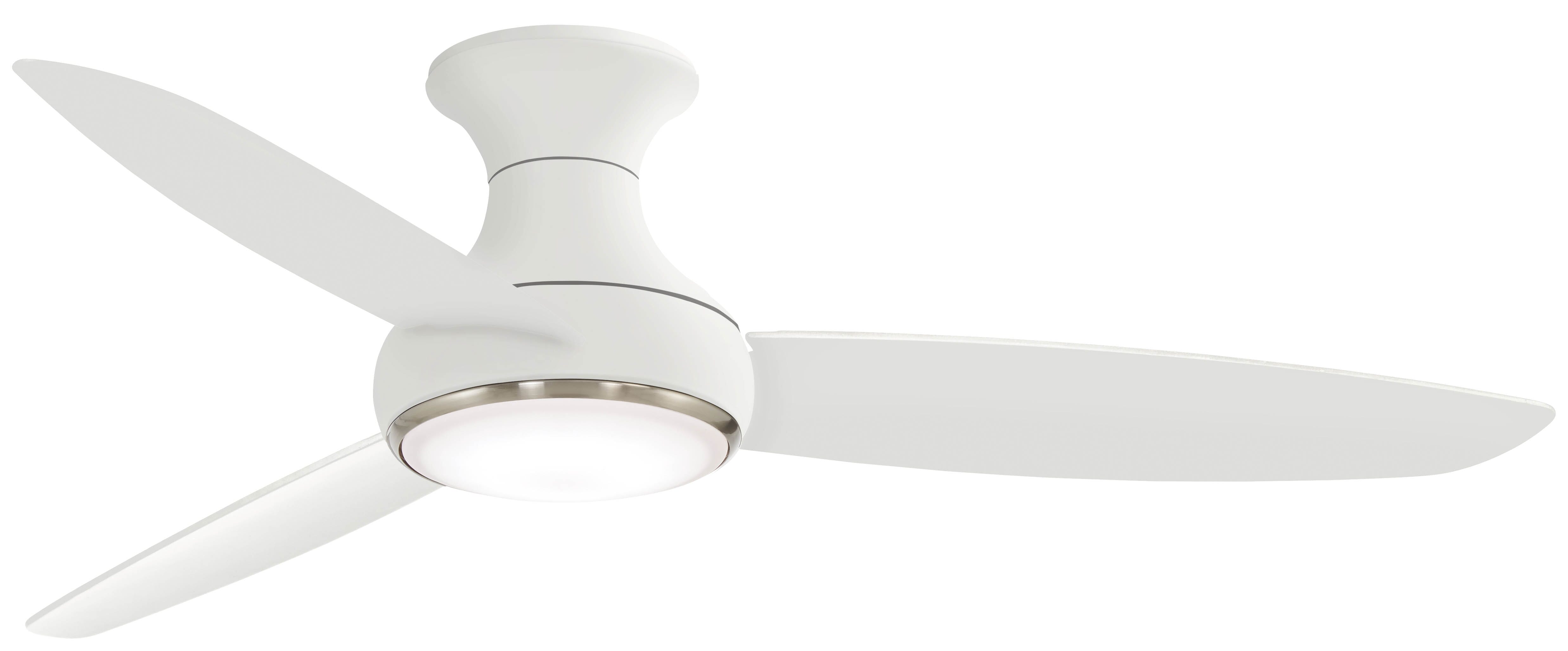 Minka-Aire Concept III LED 54" Indoor/Outdoor Ceiling Fan in White