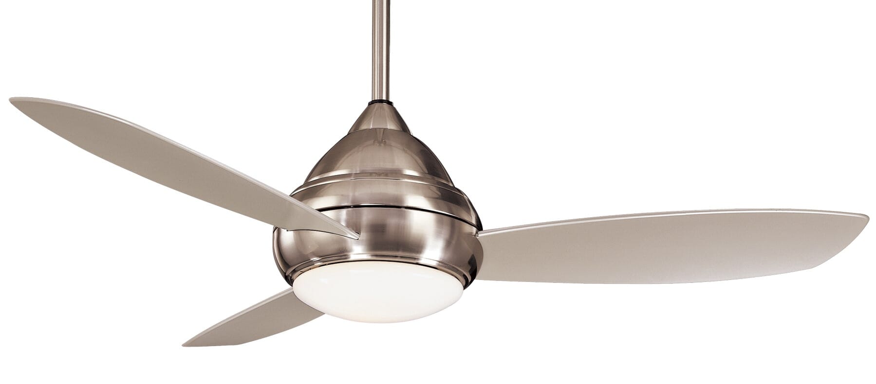 Minka-Aire Concept l 52" LED  Indoor/Outdoor Ceiling Fan in Brushed Nickel - F476L-BNW