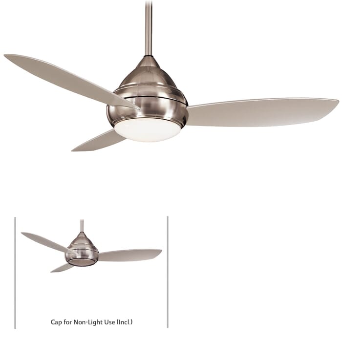 Minka-Aire Concept I 58" LED Indoor/Outdoor Ceiling Fan in Brushed Nickel Minka-Aire Concept I 58" LED Indoor/Outdoor Ceiling Fan in Brushed Nickel
