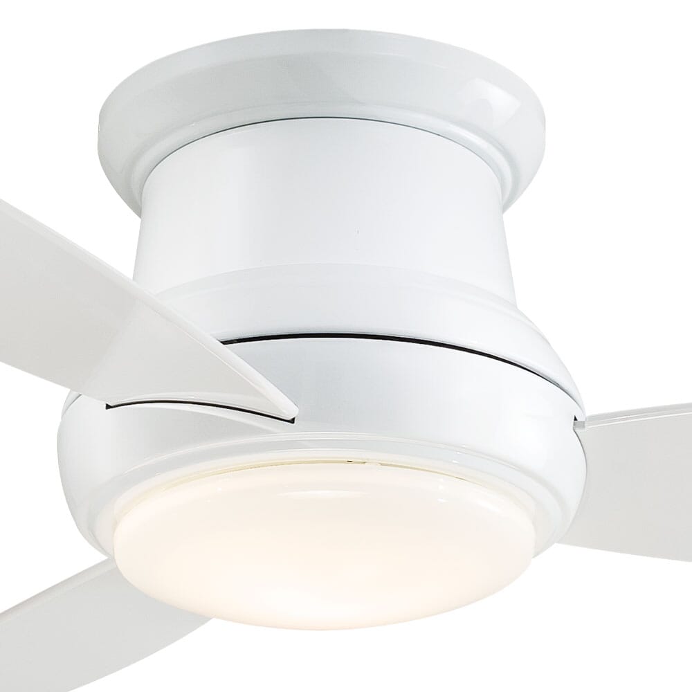 Minka-Aire Concept II 44" LED Hugger Ceiling Fan in White