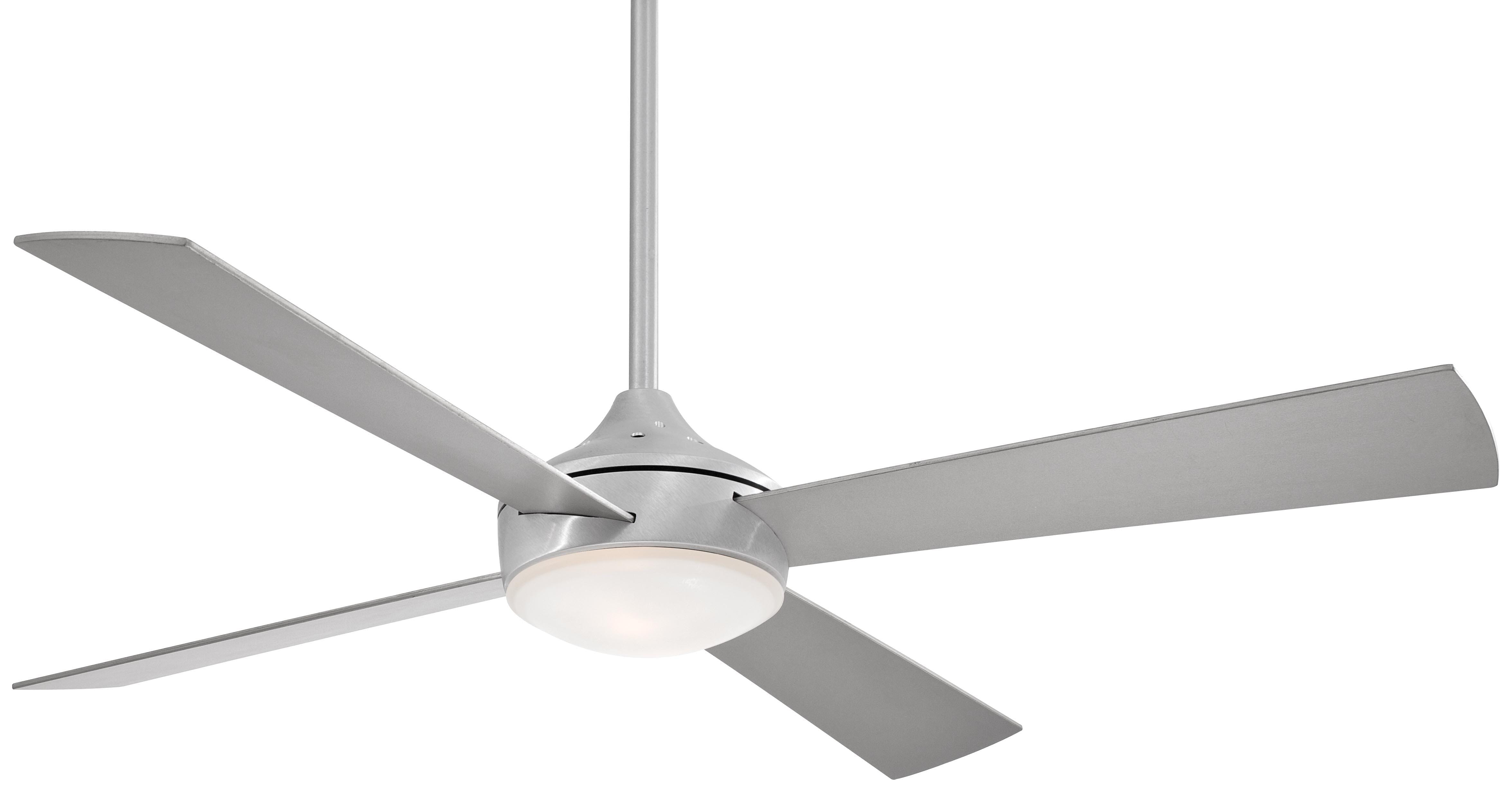 Minka-Aire Aluma LED 52" Indoor Ceiling Fan in Brushed Aluminum