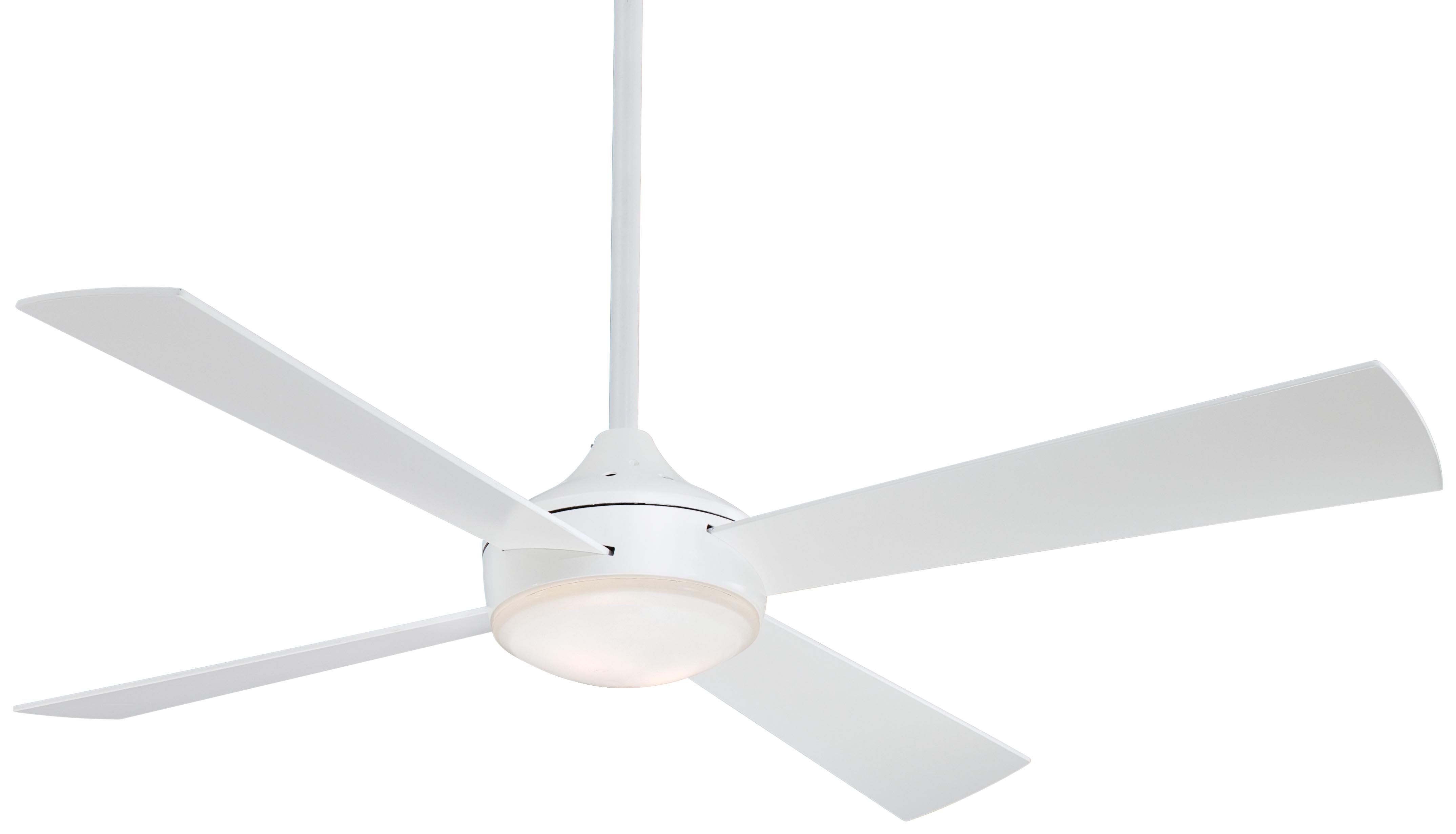 Minka-Aire Aluma LED 52" Indoor Ceiling Fan in Flat White