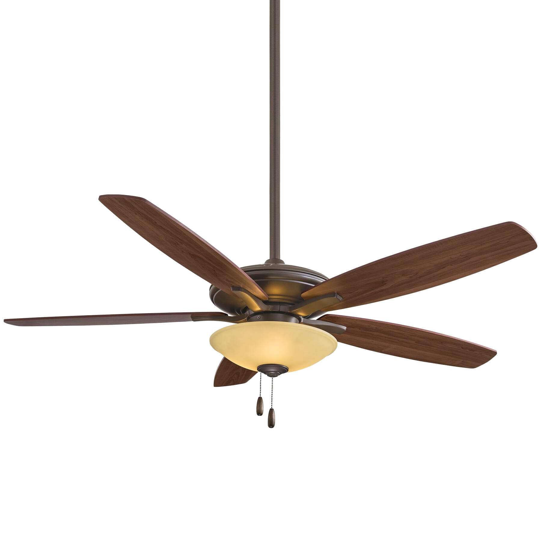 Minka-Aire Mojo 3-Light 52" Indoor Ceiling Fan in Oil Rubbed Bronze - F522L-ORB/TS