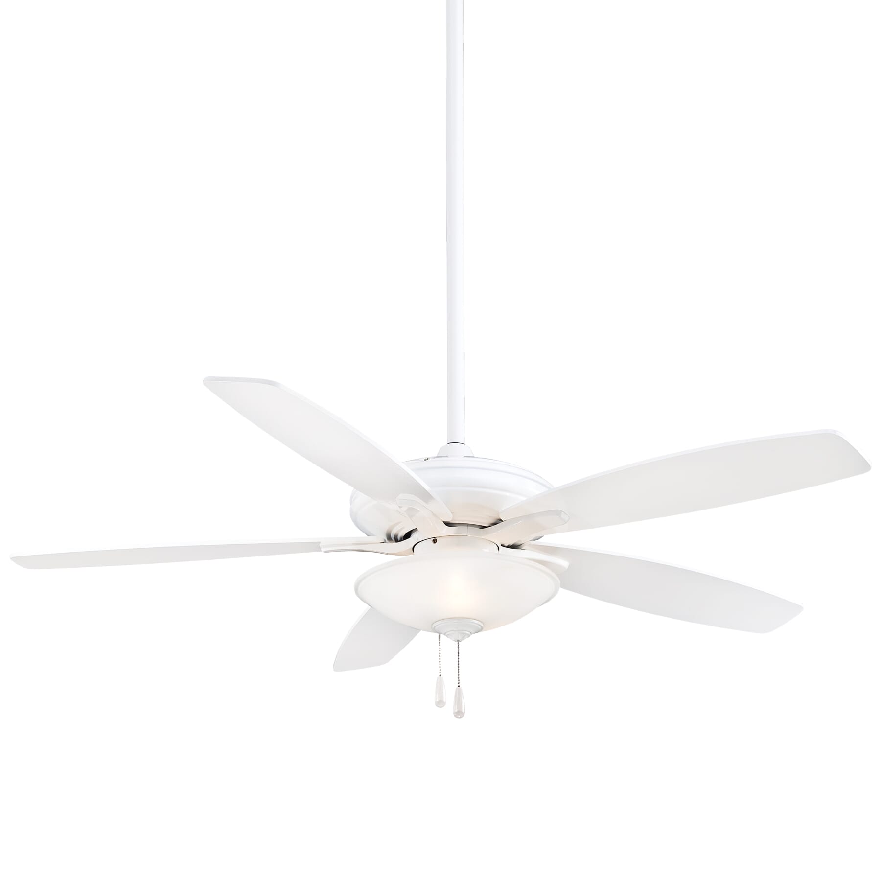 Minka-Aire Mojo 3-Light 52" Indoor Ceiling Fan in White - F522L-WH