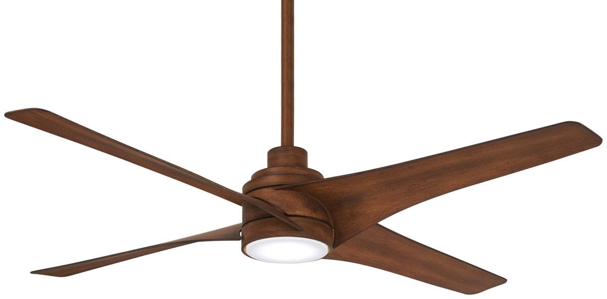 Minka-Aire Swept 56" LED Ceiling Fan in Distressed Koa