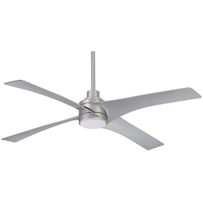 Minka-Aire Swept 56" LED Ceiling Fan in Silver Minka-Aire Swept 56" LED Ceiling Fan in Silver