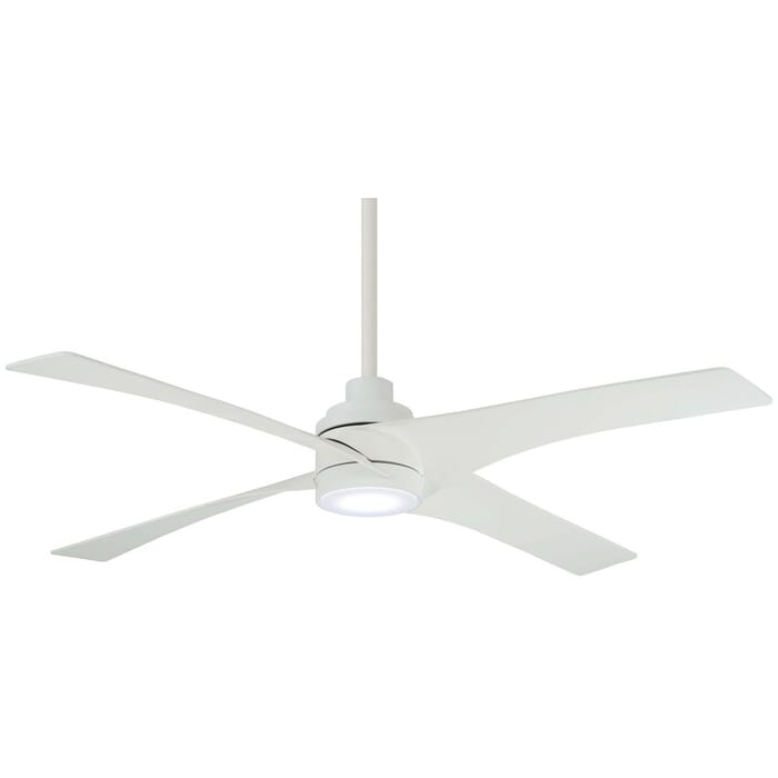 Minka-Aire Swept 56" LED Ceiling Fan in Flat White Minka-Aire Swept 56" LED Ceiling Fan in Flat White