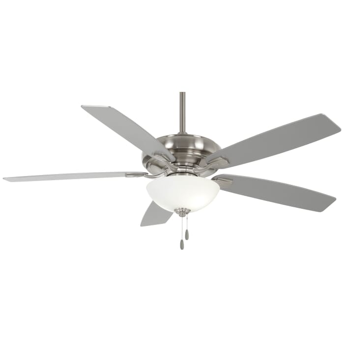Minka-Aire Watt II LED 2-Light 60" Indoor Ceiling Fan in Brushed Nickel Minka-Aire Watt II LED 2-Light 60" Indoor Ceiling Fan in Brushed Nickel