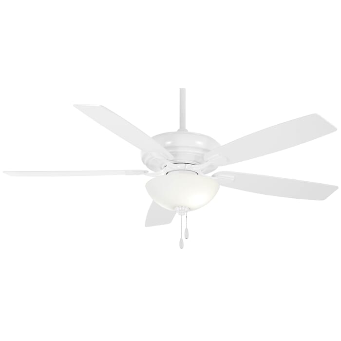 Minka-Aire Watt II LED 2-Light 60" Indoor Ceiling Fan in White Minka-Aire Watt II LED 2-Light 60" Indoor Ceiling Fan in White