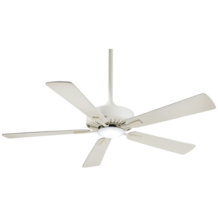Minka-Aire Contractor Plus 52" LED Ceiling Fan in Bone White Minka-Aire Contractor Plus 52" LED Ceiling Fan in Bone White