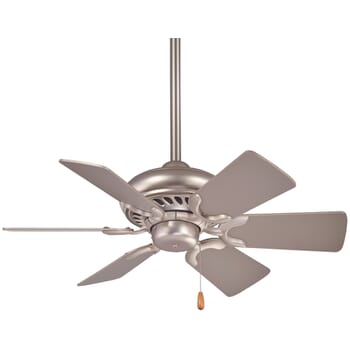 Minka-Aire Supra 32" Ceiling Fan in Brushed Steel