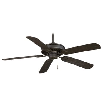 Minka-Aire Sundowner 54" Ceiling Fan in Black Iron W/ Aged Iron Accents