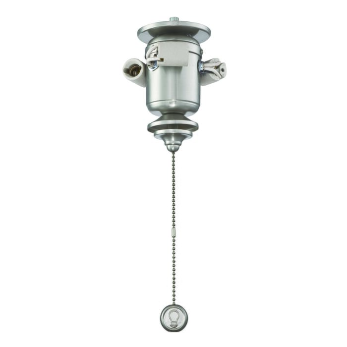 Fanimation Fitters 3-Light Ceiling Fan Light Kit in Brushed Nickel Fanimation Fitters 3-Light Ceiling Fan Light Kit in Brushed Nickel