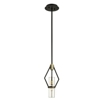 Troy Raef 15" Pendant Light in Textured Bronze Brushed Brass