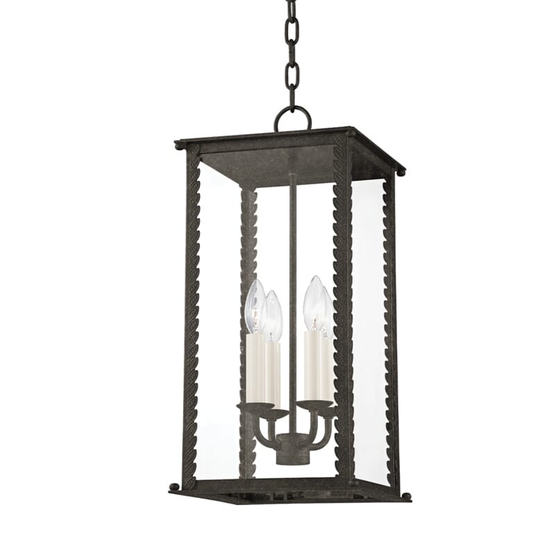 Zuma 4-Light Outdoor Lantern in French Iron