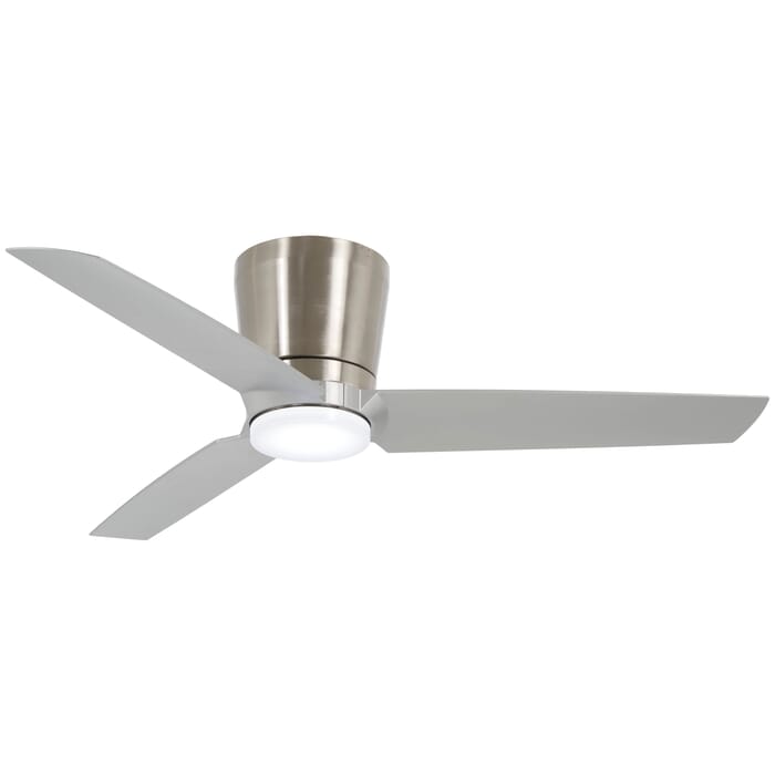 Minka-Aire Pure 48" Indoor Ceiling Fan in Brushed Nickel with Silver Minka-Aire Pure 48" Indoor Ceiling Fan in Brushed Nickel with Silver
