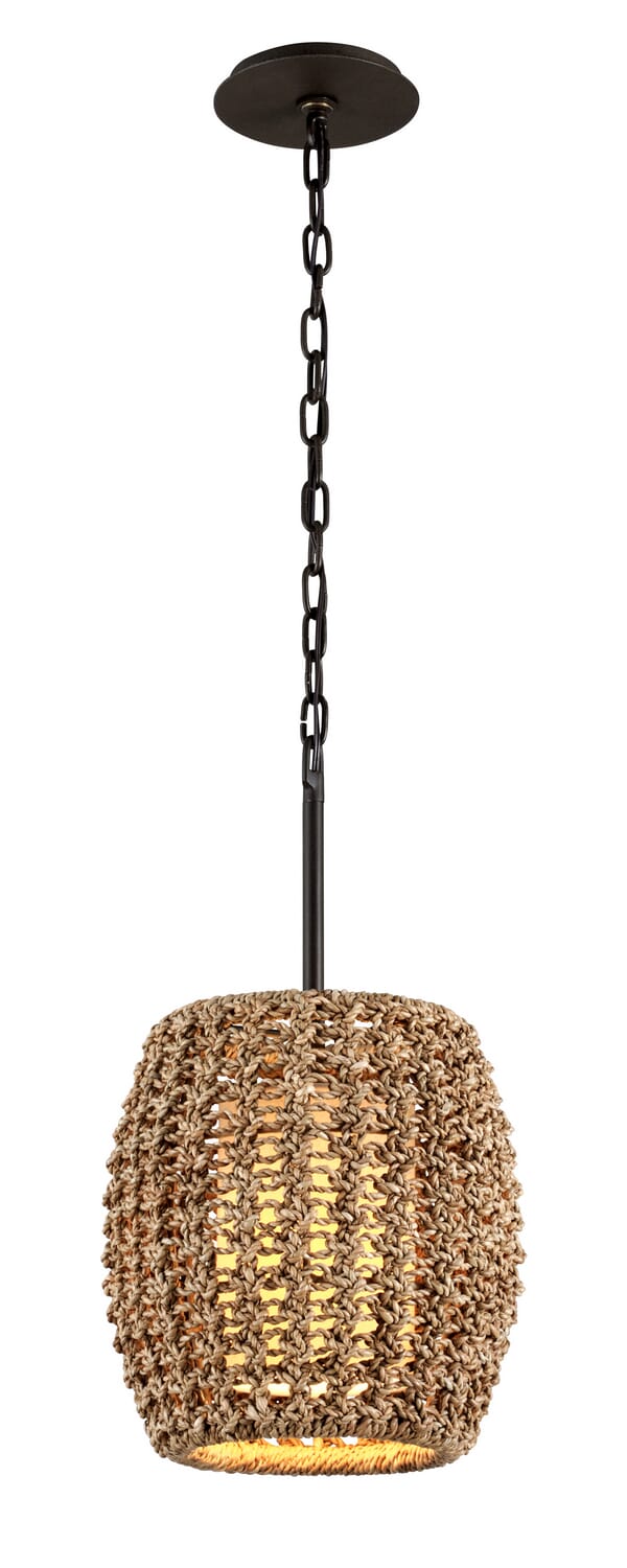 Conga 1-Light Pendant in Bronze
