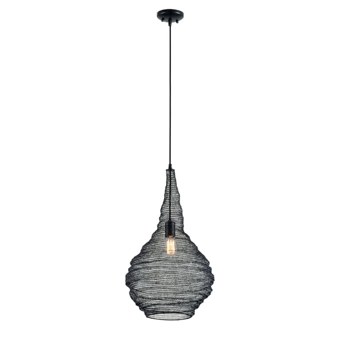 Troy Wabi Sabi 28" Pendant Light in Black Troy Wabi Sabi 28" Pendant Light in Black