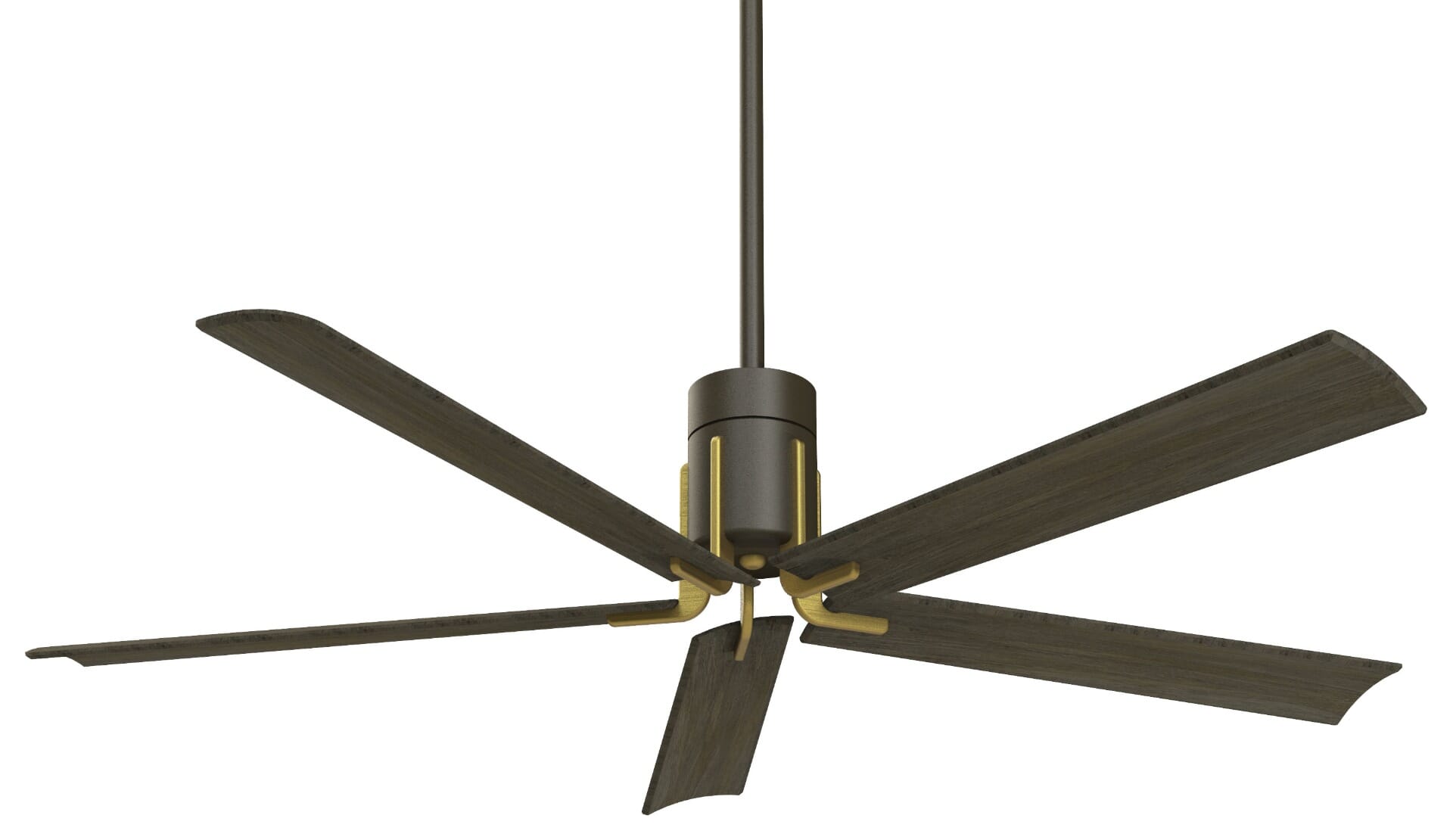 Minka-Aire Clean LED 60" Ceiling Fan in Oil Rubbed Bronze with Toned Brass