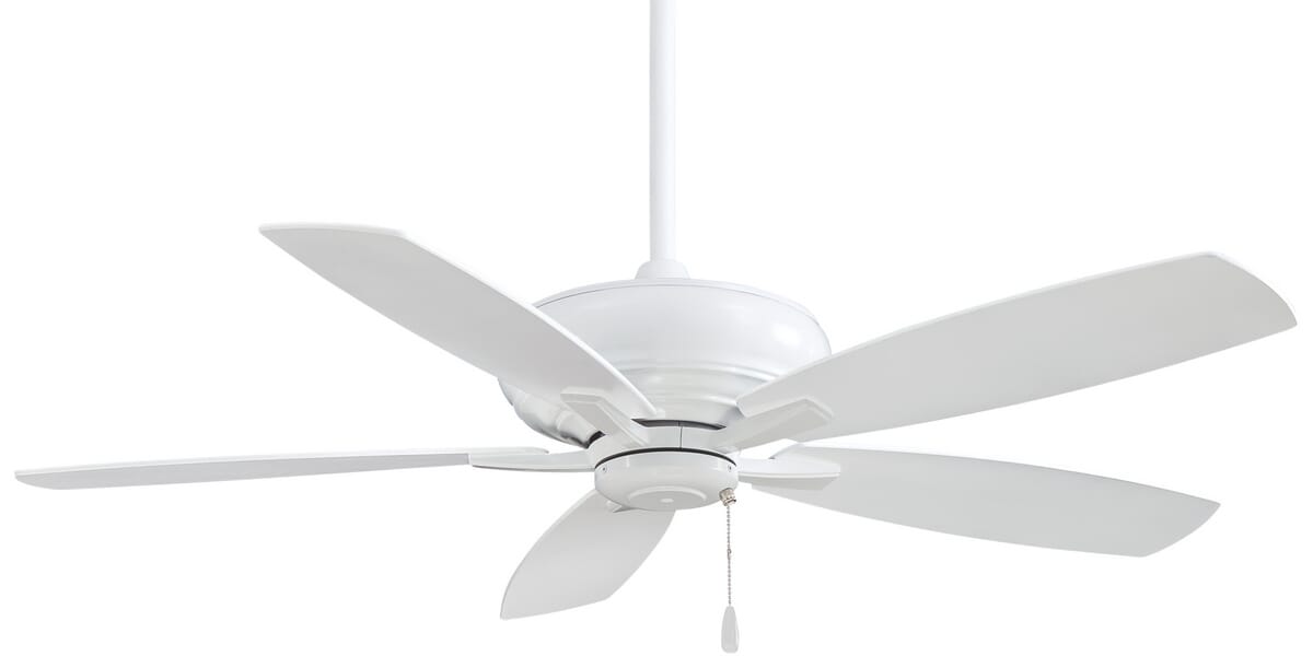 Minka-Aire Kola Ceiling Fan in White