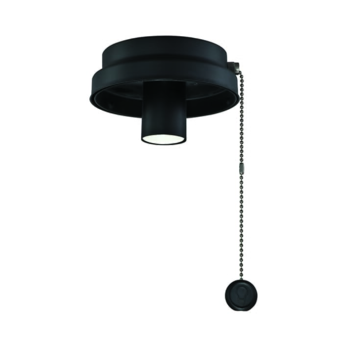Fanimation Fitters Ceiling Fan Light Kit in Black Fanimation Fitters Ceiling Fan Light Kit in Black