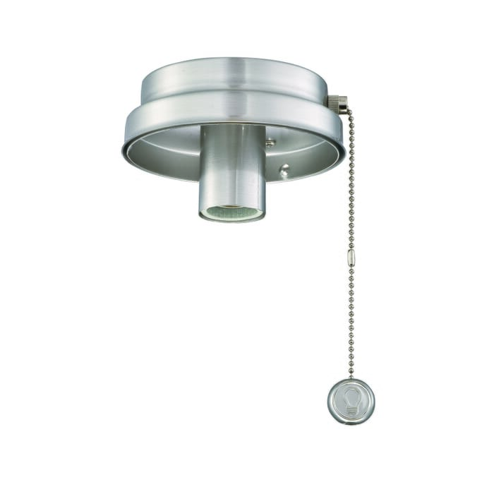 Fanimation Fitters Ceiling Fan Light Kit in Brushed Nickel Fanimation Fitters Ceiling Fan Light Kit in Brushed Nickel