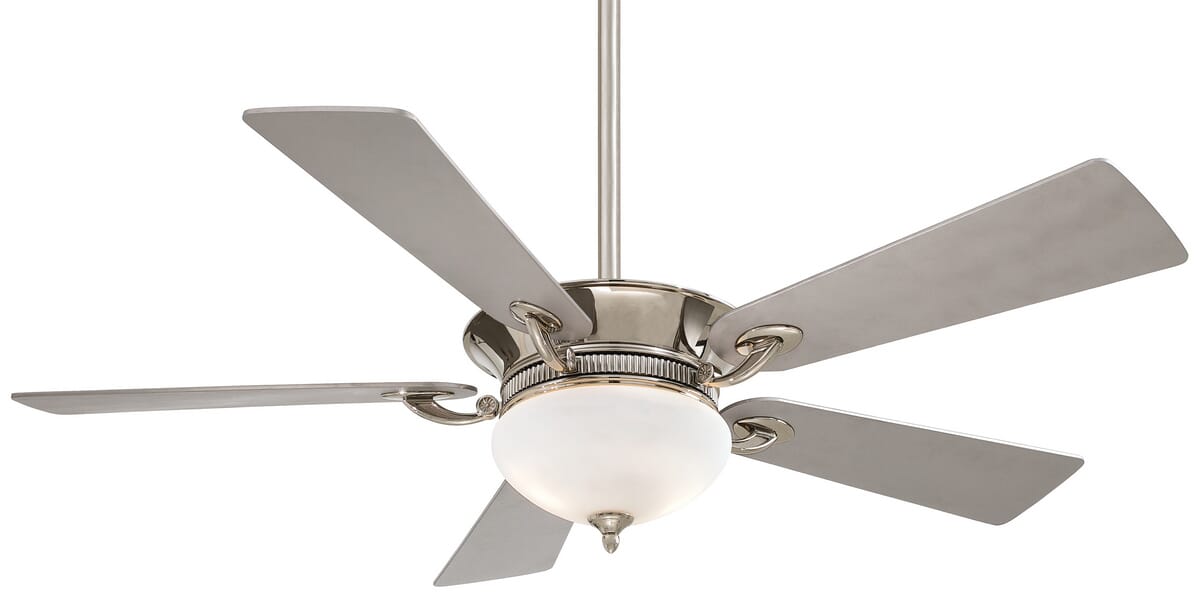 Minka-Aire Delano 52" Ceiling Fan in Polished Nickel