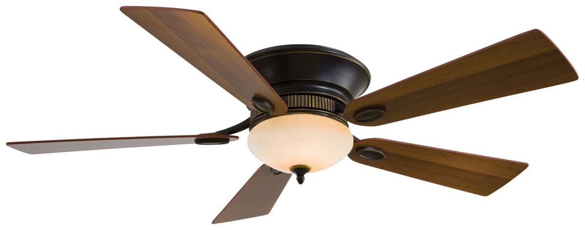 Minka Aire Delano Ii 52 Flush Mount Ceiling Fan In Dark Restoration Bronze Lights Com Minka Aire Delano Ii 52 Flush Mount, Hunter Forest Hill Ceiling Fan