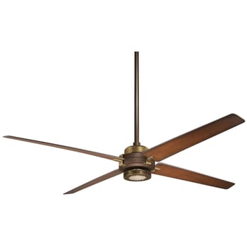 Minka-Aire Spectre 60" Ceiling Fan in Oil Rubbed Bronze With Antique Brass