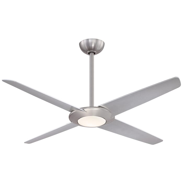 Minka-Aire Pancake XL LED 62" LED Ceiling Fan in Brushed Nickel Minka-Aire Pancake XL LED 62" LED Ceiling Fan in Brushed Nickel