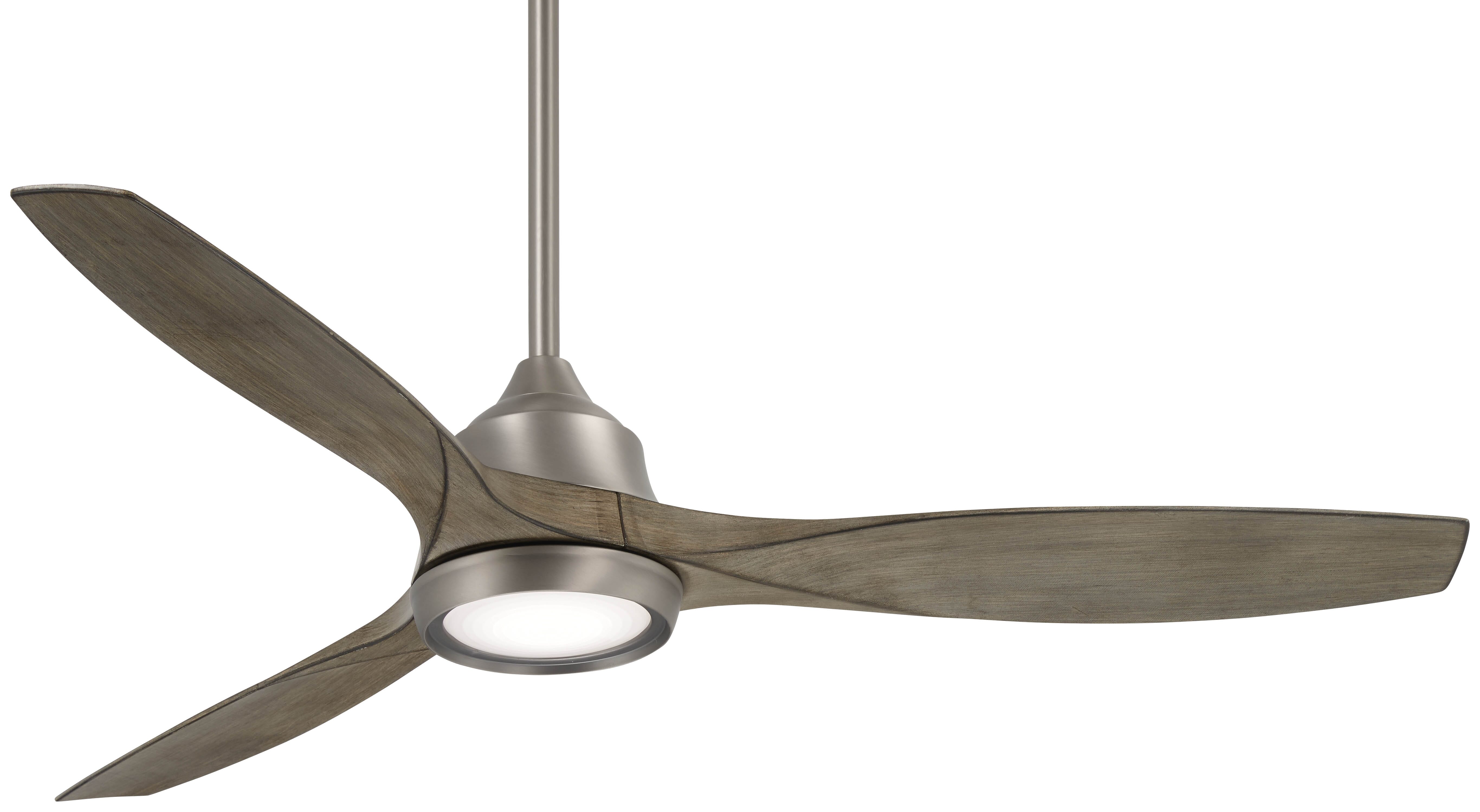 Minka-Aire Skyhawk 60" Indoor Ceiling Fan in Burnished Nickel - F749L-BNK