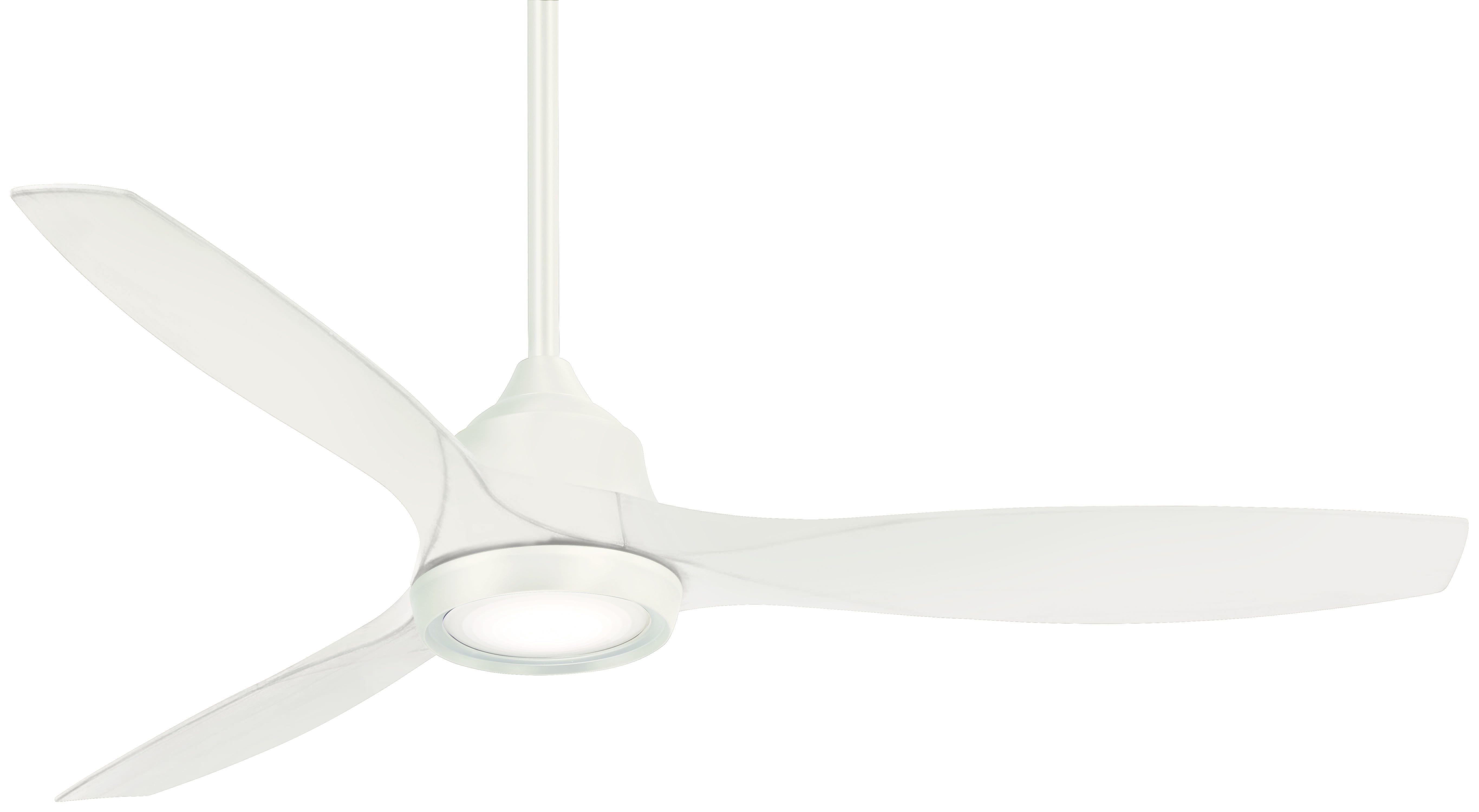 Minka-Aire Skyhawk 60" Indoor Ceiling Fan in Flat White - F749L-WHF