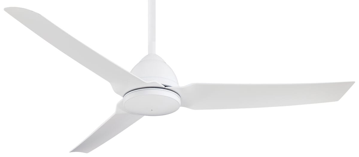 Minka Aire F753-WHF Flat White Indoor/Outdoor 54" Java Ceiling Fan w/Remote 