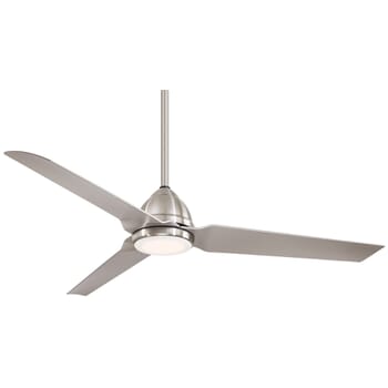 Minka-Aire Java LED 54" Indoor/Outdoor Ceiling Fan in Brushed Nickel
