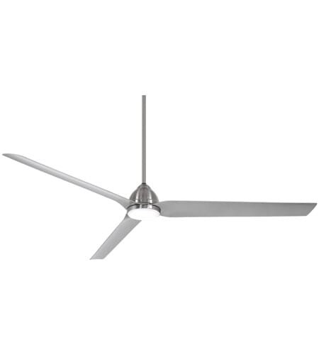 Minka-Aire Java Xtreme 84" Indoor/Outdoor Ceiling Fan in Brushed Nickel Wet