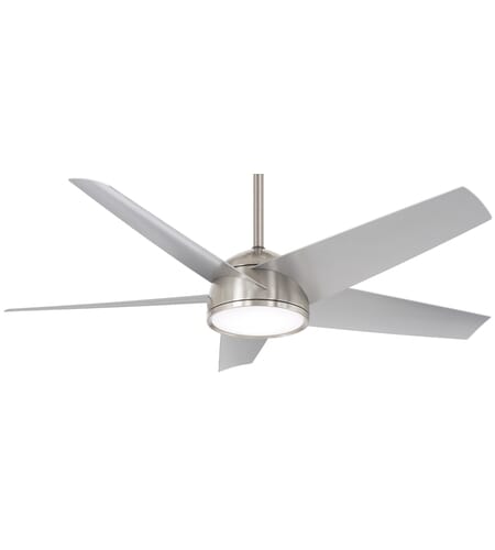 Minka-Aire Chubby 58" Indoor/Outdoor Ceiling Fan in Brushed Nickel