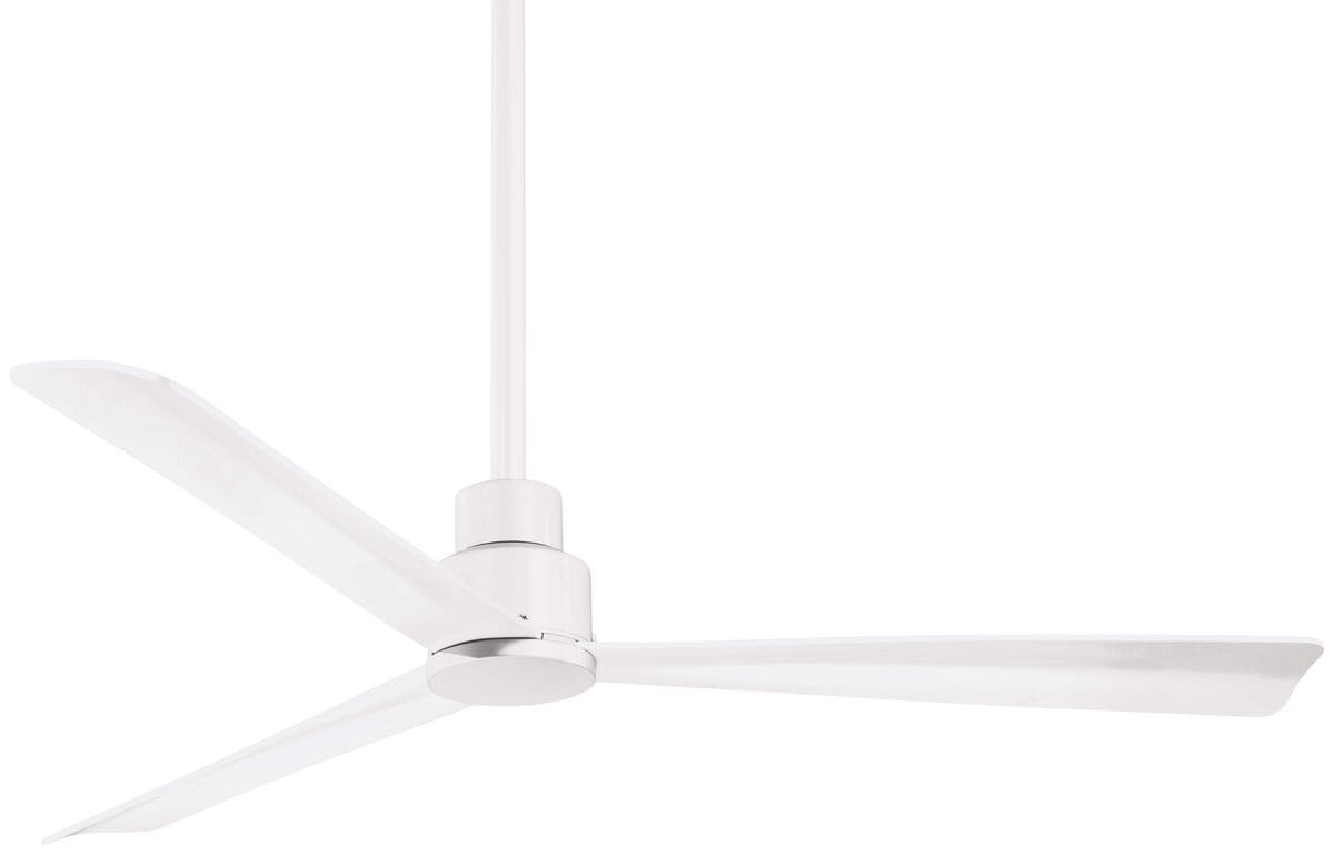 Minka-Aire Simple 52" Indoor/Outdoor Ceiling Fan in Flat White