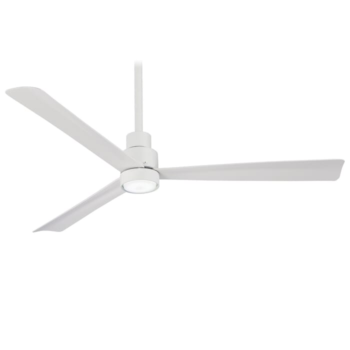 Minka-Aire Simple 52" Indoor/Outdoor Ceiling Fan in Flat White Minka-Aire Simple 52" Indoor/Outdoor Ceiling Fan in Flat White