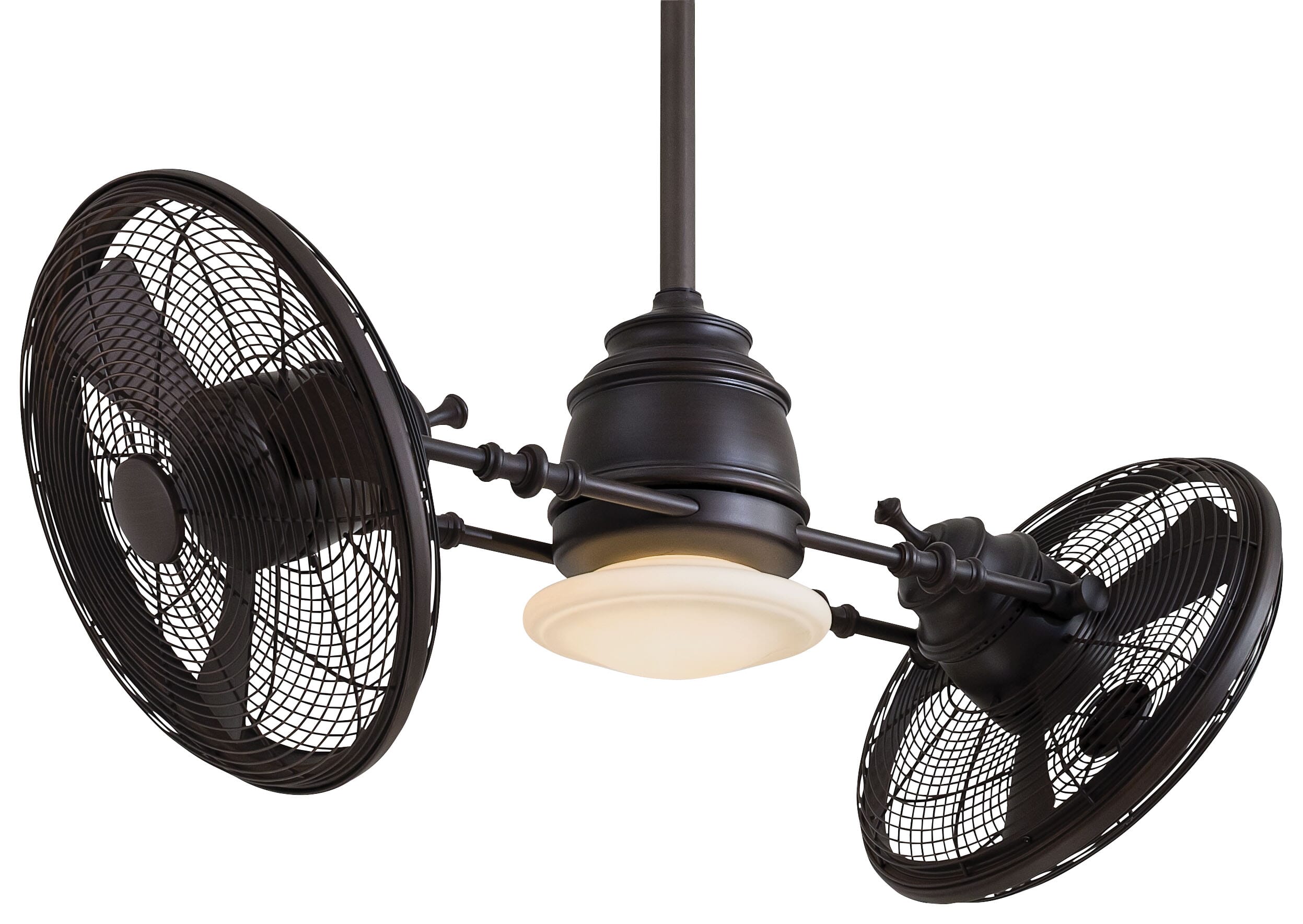 Minka-Aire Vintage Gyro LED 42" Indoor Ceiling Fan in Kocoa