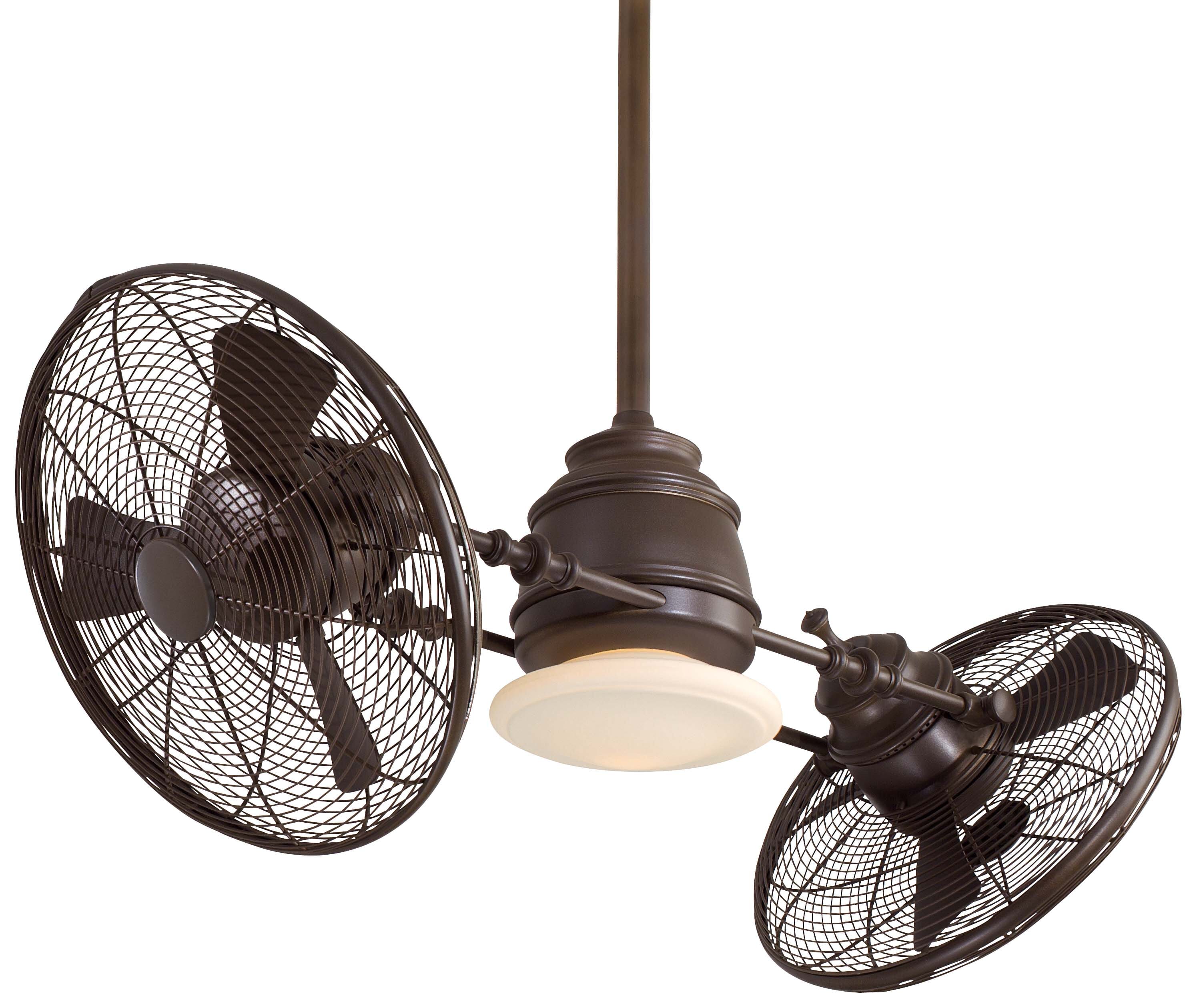 Minka-Aire Vintage Gyro LED 42" Indoor Ceiling Fan in Oil Rubbed Bronze