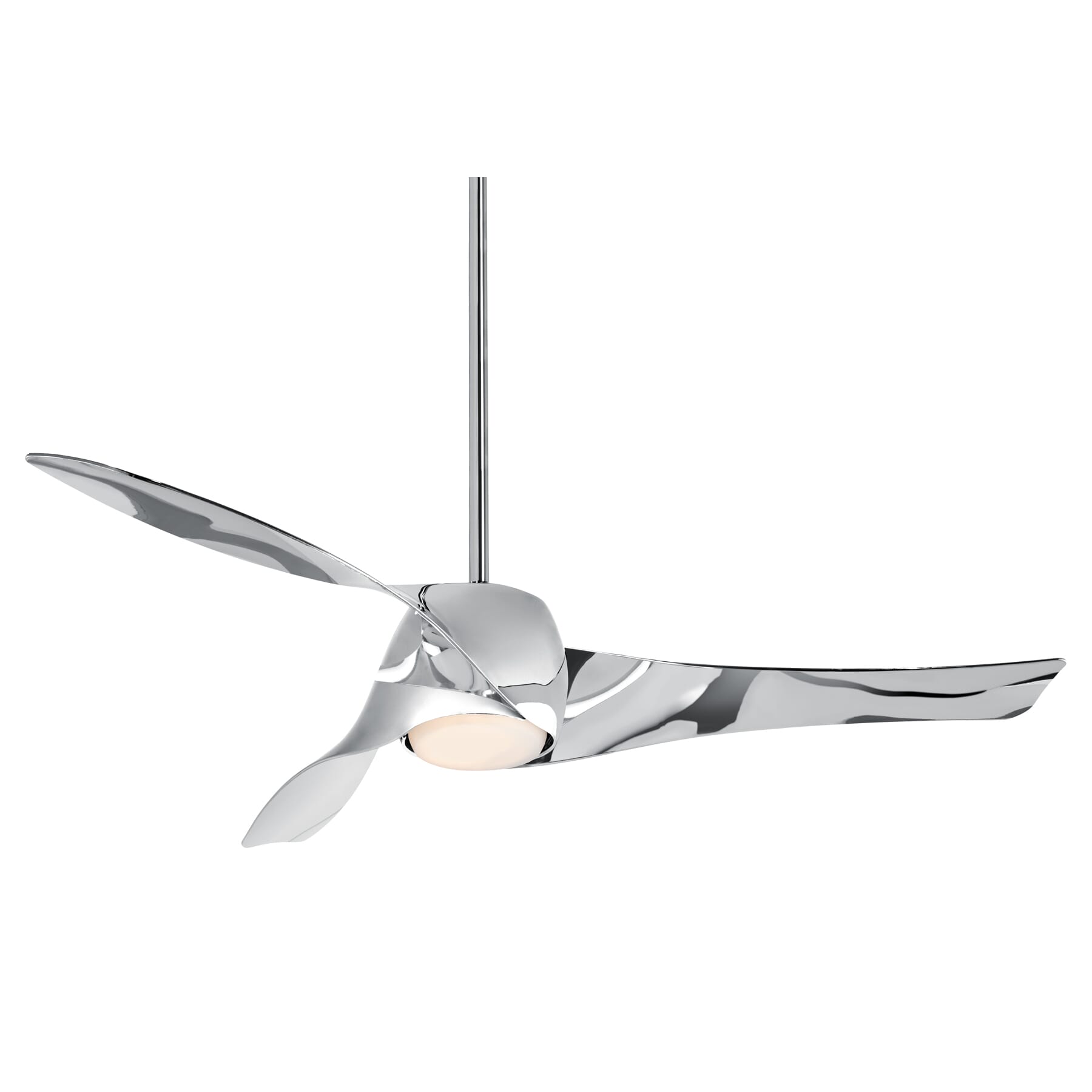 Minka-Aire Ceiling Fan Light Kit in Liquid Nickel