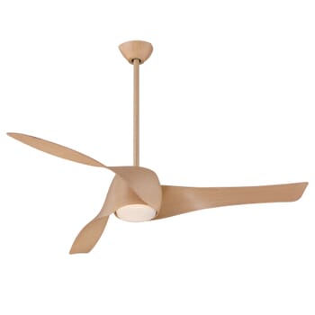 Minka-Aire Ceiling Fan with Light Kit in Maple