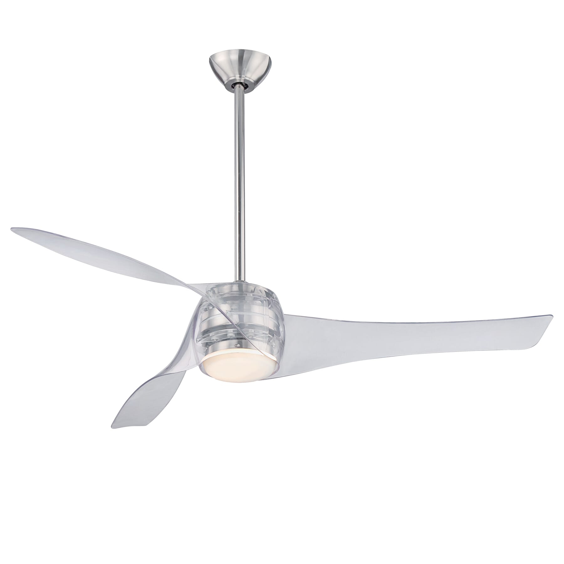 Minka-Aire Ceiling Fan with Light Kit in Translucent - F803DL-TL