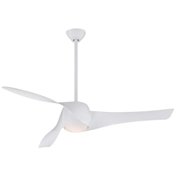 Minka-Aire Artemis 58" LED Ceiling Fan in High Gloss White