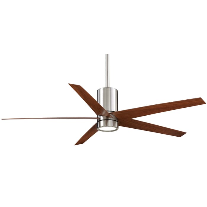 Minka-Aire Symbio 56" LED Ceiling Fan with Dark Walnut Blades Minka-Aire Symbio 56" LED Ceiling Fan with Dark Walnut Blades