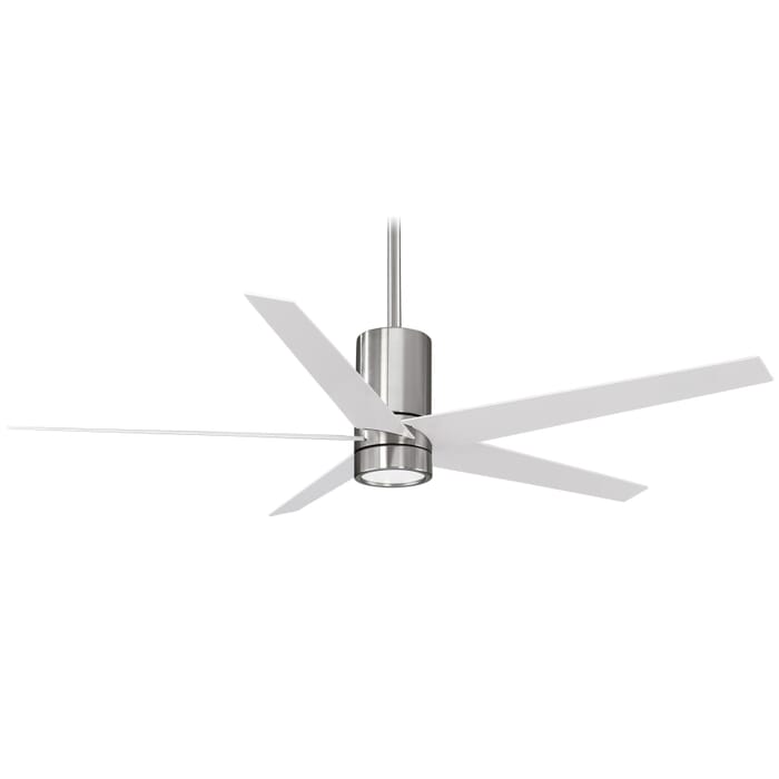 Minka-Aire Symbio 56" LED Ceiling Fan with White Blades Minka-Aire Symbio 56" LED Ceiling Fan with White Blades