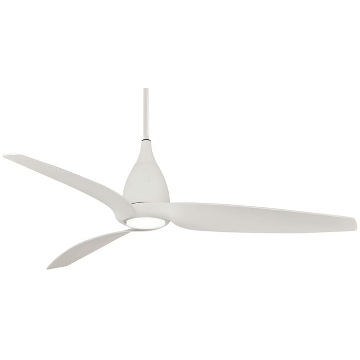 Minka-Aire Tear 60" LED Ceiling Fan in Flat White Minka-Aire Tear 60" LED Ceiling Fan in Flat White