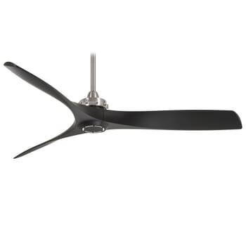 Minka-Aire Aviation 60" Ceiling Fan in Brushed Nickel with Coal