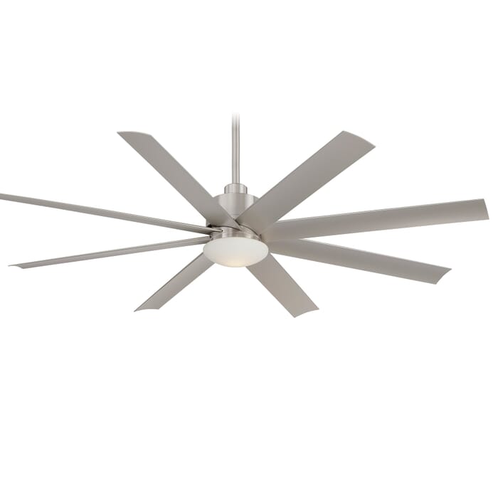 Minka-Aire Slipstream LED 65" Indoor/Outdoor Ceiling Fan in Brushed Nickel Wet Minka-Aire Slipstream LED 65" Indoor/Outdoor Ceiling Fan in Brushed Nickel Wet