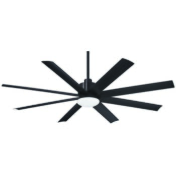 Minka-Aire Slipstream LED 65" Indoor/Outdoor Ceiling Fan in Coal